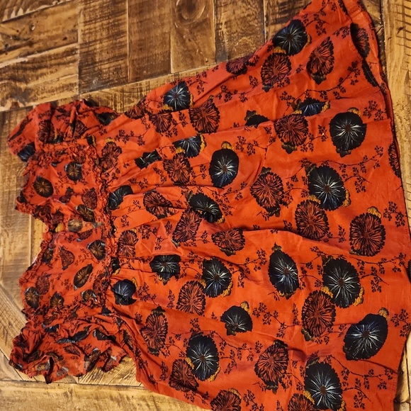 Ulla Johnson Erin Top Red Poppy Floral Size 0 - Picture 7 of 11